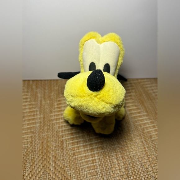 Disney Vintage Baby Pluto 9" Tote a Tail Plush, Yellow with Sparkles Plush - Picture 2 of 9